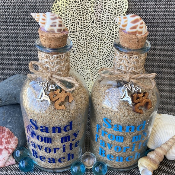 Sand from my favorite beach Escambrón San Juan Beach inspired sand bottle - Picture 2 of 15